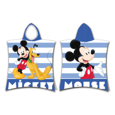 Javoli Disney Mickey Stripe strand törölköző poncsó 50x115cm babatörülköző, kifogó