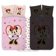 Javoli Disney Minnie Heart sötétben világító gyerek, ovis ágyneműhuzat 100x135cm, 40x60cm lakástextília