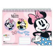 Javoli Disney Minnie Joy A/4 spirál vázlatfüzet 30 lapos füzet