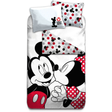 Javoli Disney Minnie, Mickey Love ágyneműhuzat 155×200cm, 50x80 cm lakástextília
