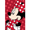 Javoli Disney Minnie Red mikroflanel takaró 100x150cm