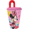 Javoli Disney Minnie Spring szívószálas pohár, műanyag 430 ml