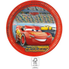 Javoli Disney Verdák Arena Race papírtányér 8 db-os 23 cm FSC