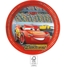 Javoli Disney Verdák Arena Race papírtányér 8 db-os 23 cm FSC party kellék