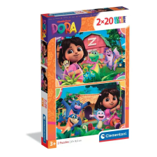 Javoli Dóra, a felfedező Garden 2x20 db-os puzzle Clementoni puzzle, kirakós