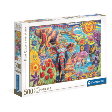 Javoli Elefánt Carnival 500 db-os puzzle Clementoni puzzle, kirakós
