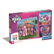 Javoli Én kicsi pónim Doodles 3x48 db-os puzzle Clementoni puzzle, kirakós