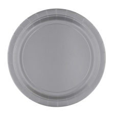 Javoli Ezüst Silver papírtányér 8 db-os 23 cm party kellék