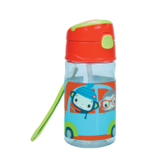 Javoli Fisher-Price Animals műanyag kulacs akasztóval 350 ml babaétkészlet
