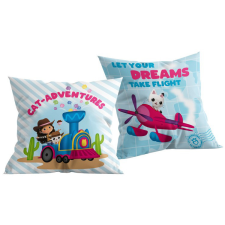 Javoli Gabi babaháza Cat-Adventures párna, díszpárna 40x40 cm lakástextília