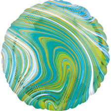 Javoli Green Circle, Zöld Fólia lufi 43 cm party kellék