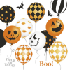 Javoli Halloween Scary Balloons szalvéta 20 db-os 33x33 cm