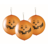 Javoli Halloween Tök Pumpkin léggömb, lufi 3 db-os 18 inch (45 cm) szalaggal