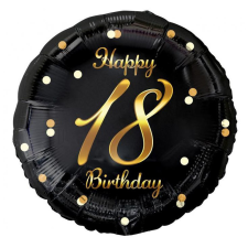 Javoli Happy Birthday 18 B&amp;C Gold fólia lufi 36 cm party kellék