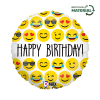 Javoli Happy Birthday Emoji fólia lufi 46 cm