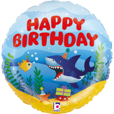 Javoli Happy Birthday Ocean mini fólia lufi 19 cm (WP) party kellék