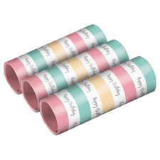 Javoli Happy Birthday Pastel szerpentin 3 db-os party kellék