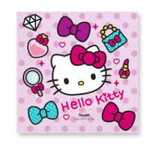 Javoli Hello Kitty Fashion szalvéta 20 db-os 33x33 cm papírárú, csomagoló és tárolóeszköz