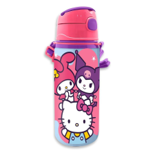 Javoli Hello Kitty Friends alumínium kulacs akasztóval 600 ml babaétkészlet