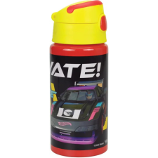Javoli Hot Wheels Race alumínium kulacs akasztóval 500 ml babaétkészlet