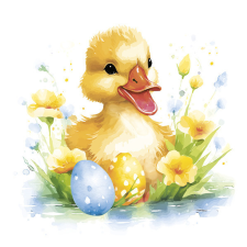 Javoli Húsvét Cute Baby Duck szalvéta 20 db-os 33x33 cm papírárú, csomagoló és tárolóeszköz