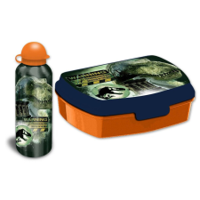 Javoli Jurassic World szendvicsdoboz + alumínium kulacs szett babaétkészlet