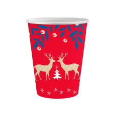 Javoli Karácsonyi Let It Snow papír pohár 6 db-os 250 ml party kellék
