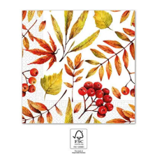 Javoli Levél Fallen Leaves szalvéta 20 db-os 33x33 cm FSC party kellék