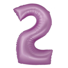 Javoli Levendula 2-es Lavender Mat szám fólia lufi 76 cm party kellék