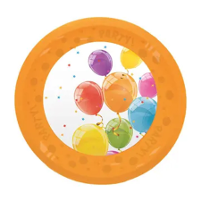 Javoli Lufis Sparkling micro prémium műanyag lapostányér 21 cm party kellék