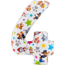 Javoli Mancs Őrjárat Star 4-es szám fólia lufi 66 cm party kellék