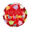 Javoli Merry Christmas Red, Karácsonyi fólia lufi 46 cm