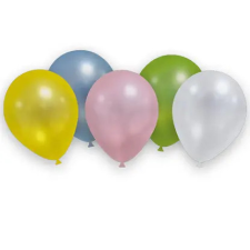 Javoli Metallic Pastel léggömb, lufi 8 db-os party kellék