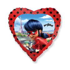 Javoli Miraculous, Katicabogár és Fekete macska kalandjai Heart fólia lufi 46 cm (WP) party kellék