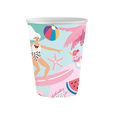Javoli Nyár Surfing papír pohár 6 db-os 250 ml party kellék