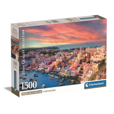 Javoli Olaszország Procida Island 1500 db-os Compact puzzle Clementoni puzzle, kirakós