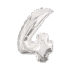 Javoli Óriás 4-es Silver szám Fólia lufi 85 cm