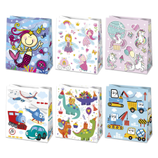 Javoli Party Infantile papír ajándéktasak, ajándékzacskó 19x23x10,5 cm party kellék