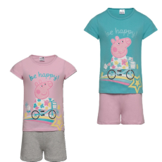 Javoli Peppa malac Bike gyerek rövid pizsama 3 - 6 év / 98 - 116 cm