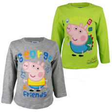 Javoli Peppa malac George gyerek hosszú póló, felső 2 - 6 év / 92 - 116 cm