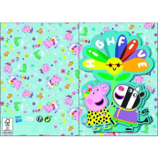Javoli Peppa malac Highfive 3D pop-up 3D üdvözlőkártya + boríték party kellék