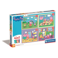 Javoli Peppa malac Picnic and School 4 az 1-ben puzzle Clementoni puzzle, kirakós