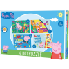 Javoli Peppa malac puzzle 4 az 1-ben