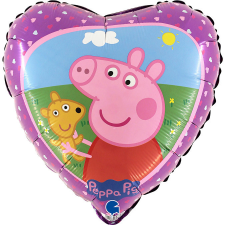 Javoli Peppa malac Teddy fólia lufi 46 cm party kellék