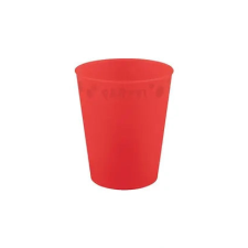 Javoli Piros Bright red micro prémium műanyag pohár 250 ml babaétkészlet