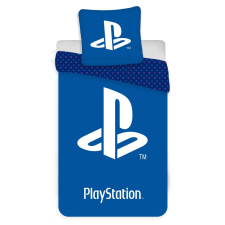 Javoli PlayStation Blue ágyneműhuzat Logo 140×200cm, 70×90 cm lakástextília