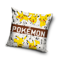 Javoli Pokémon PikaPal párnahuzat 40x40 cm Velúr lakástextília
