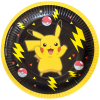 Javoli Pokémon Thunder papírtányér 8 db-os 18 cm