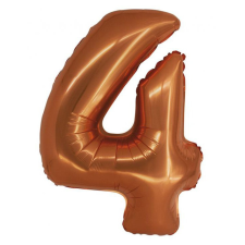 Javoli Réz 4-es Copper szám fólia lufi 76 cm party kellék
