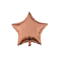 Javoli Rose Star, Rózsaszín csillag fólia lufi 46 cm party kellék